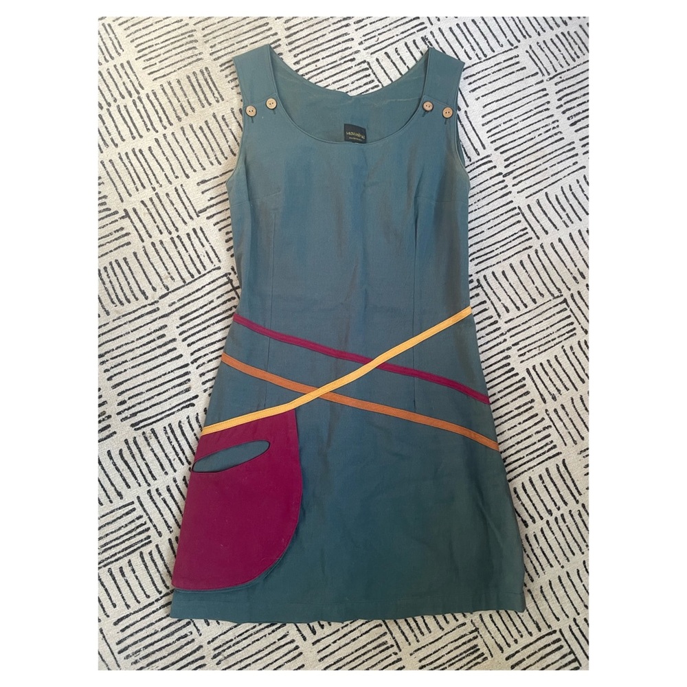 Dress with attached pocket